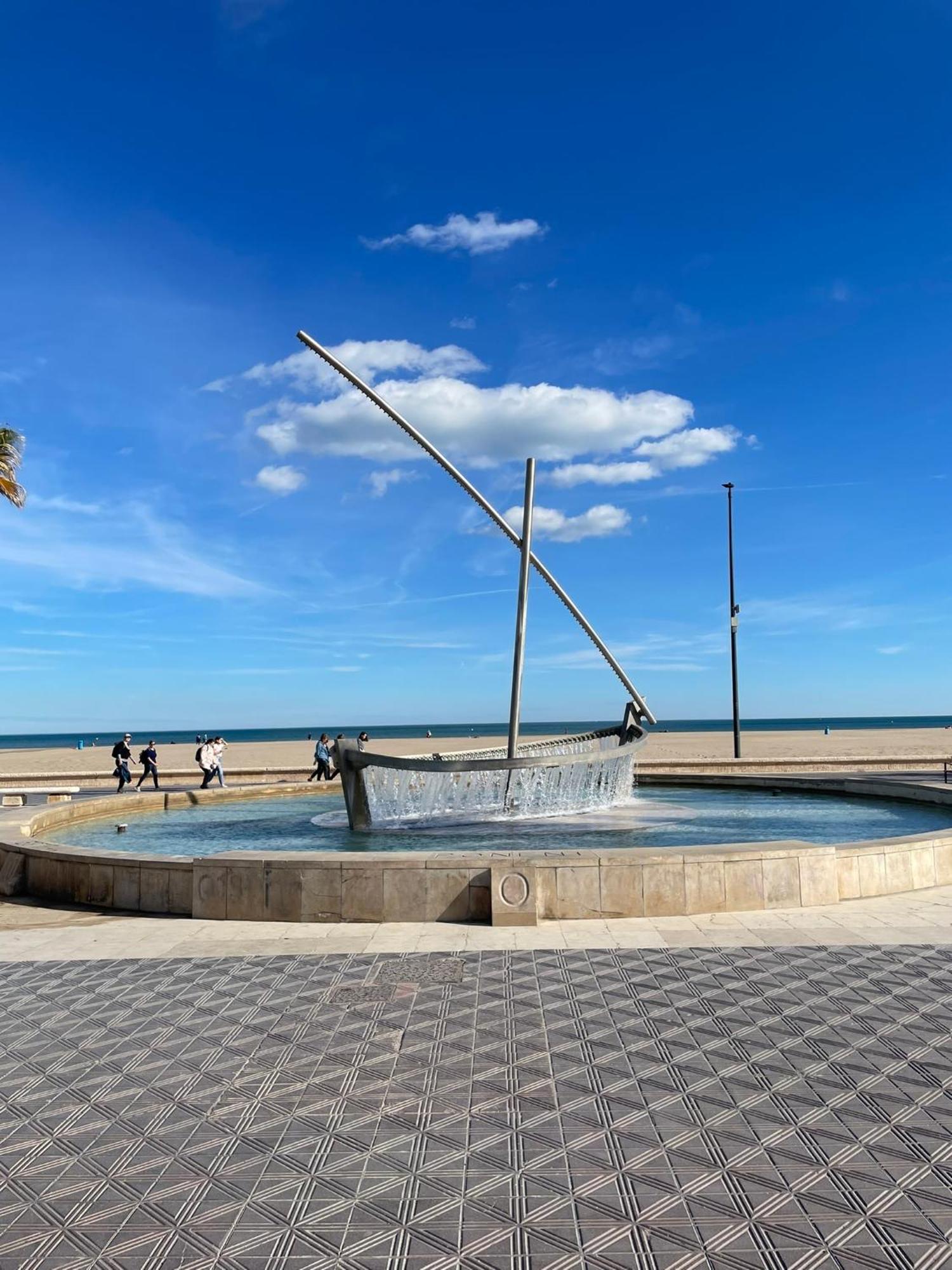 Апартаменты Habitacion Frente A Playa De La Malvarrosa Валенсия Экстерьер фото